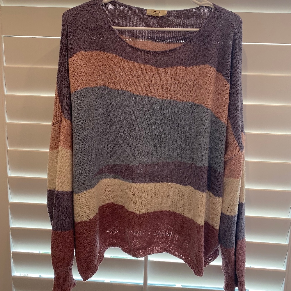 Easel Multi Colored Sweater